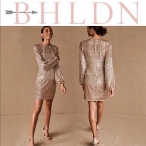 NWT BHLDN Carys Dress -Goldie Mini Sequin Dress size 6